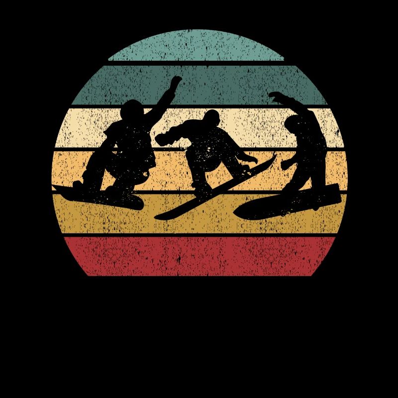 Snowboarder freestyle saut d’obstacles freestyle descente