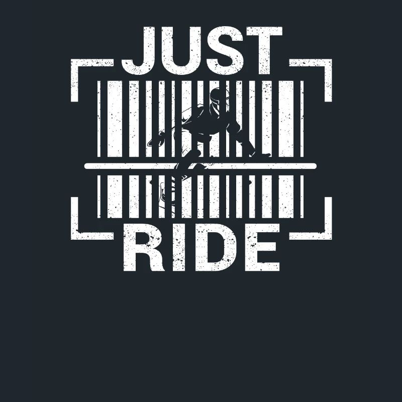 Barcode Just Ride Funny Snowboarding Lover