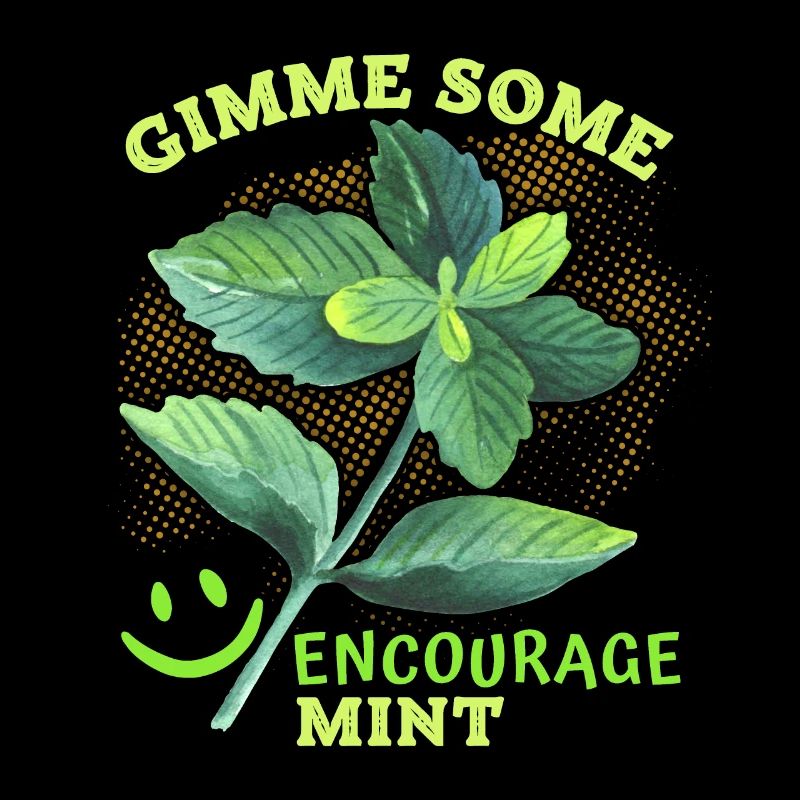 peppermint, mint funny peppermint saying, pun