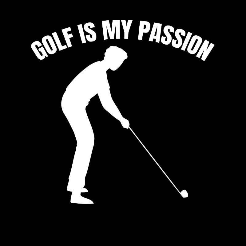 Golf Spruch Golfball Golfspielerin Golfschläger
