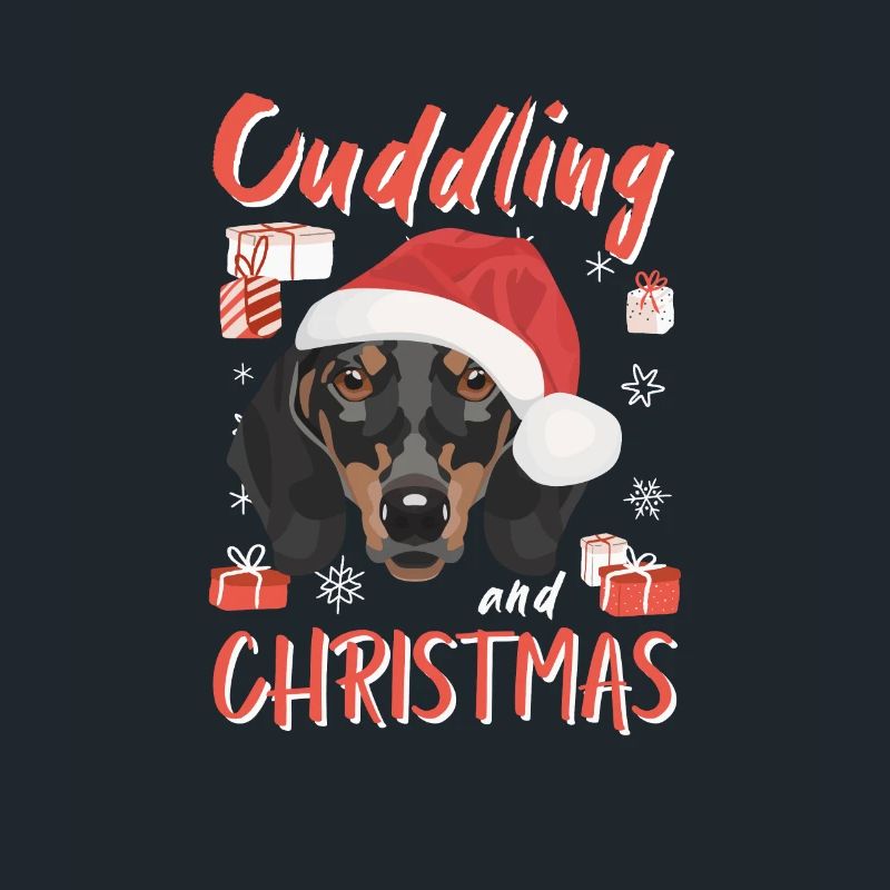 Teckel Joyeux Noël