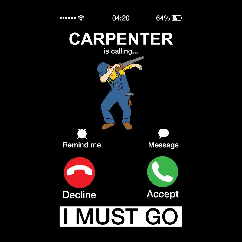 Carpenter appelle le travail du bois un jeu de mots amusant