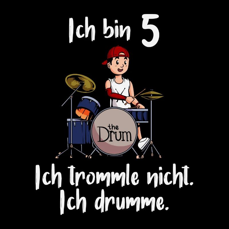 Ich bin 5 - Jungen Schlagzeuger