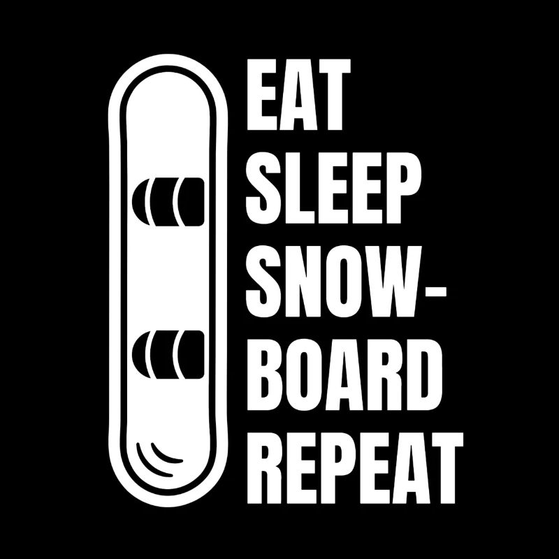 Snowboard Spruch Wintersport Snowboardfahrer