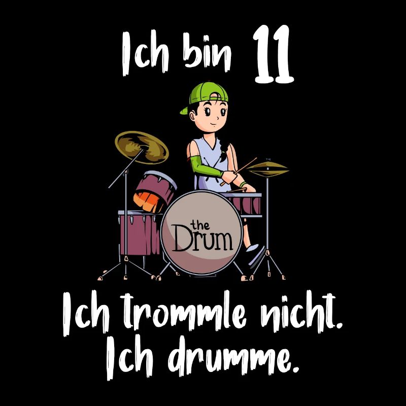 Ich bin 11 - Mädchen Schlagzeuger
