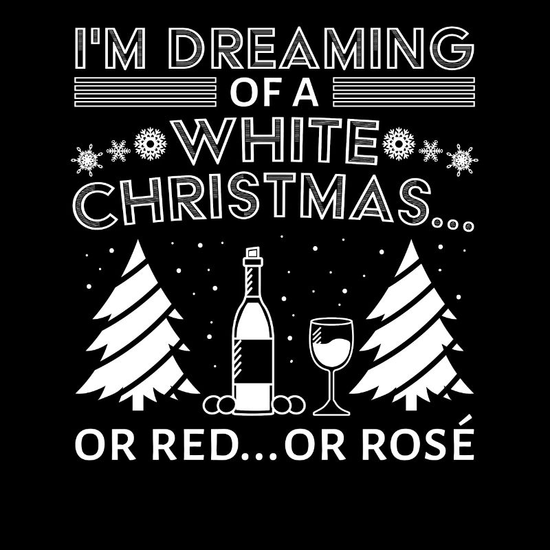 Vin de Noël blanc Joyeux verre à vin de Noël