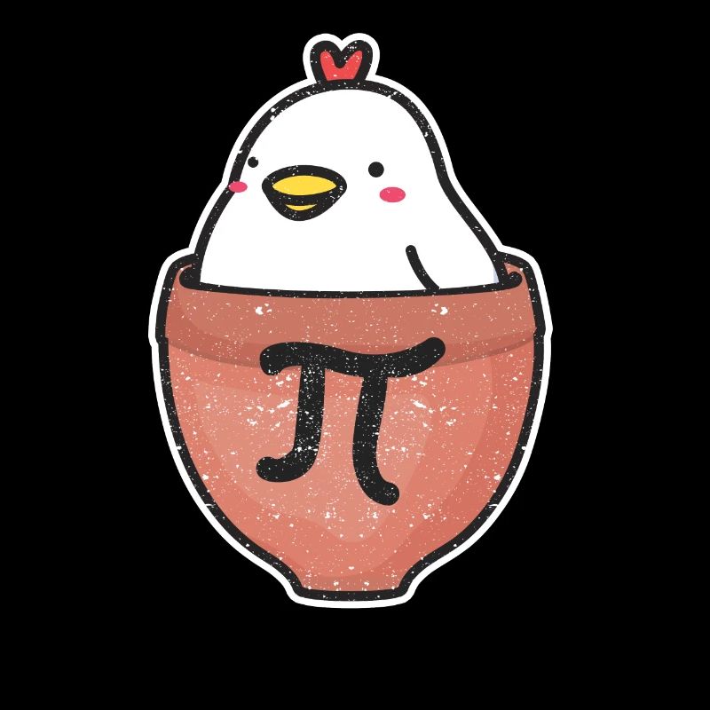 Chicken Pot Pi Day Funny Math Teacher Math