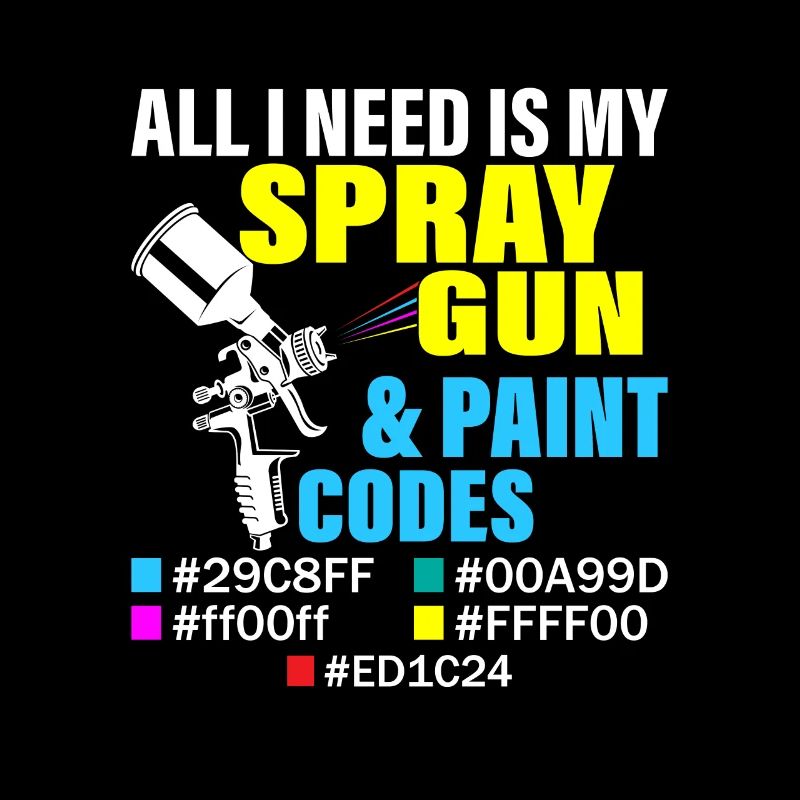 All I Need Is My Spray Gun & Paint Codes Car Body
