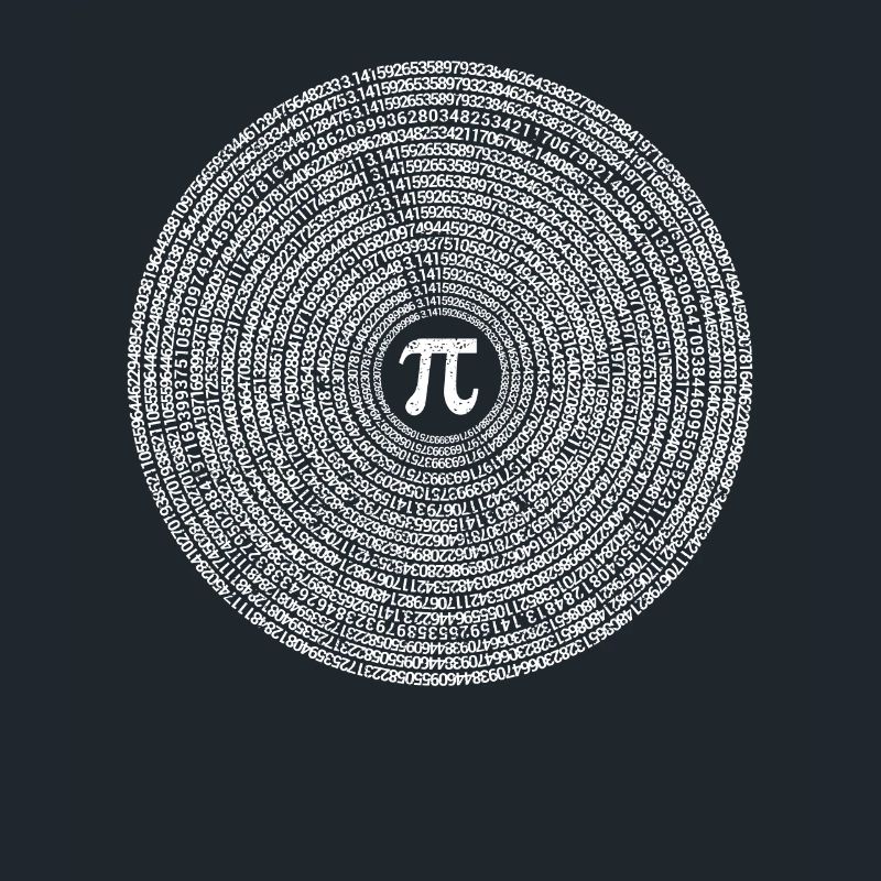 10000 digits Pi sign math lover math