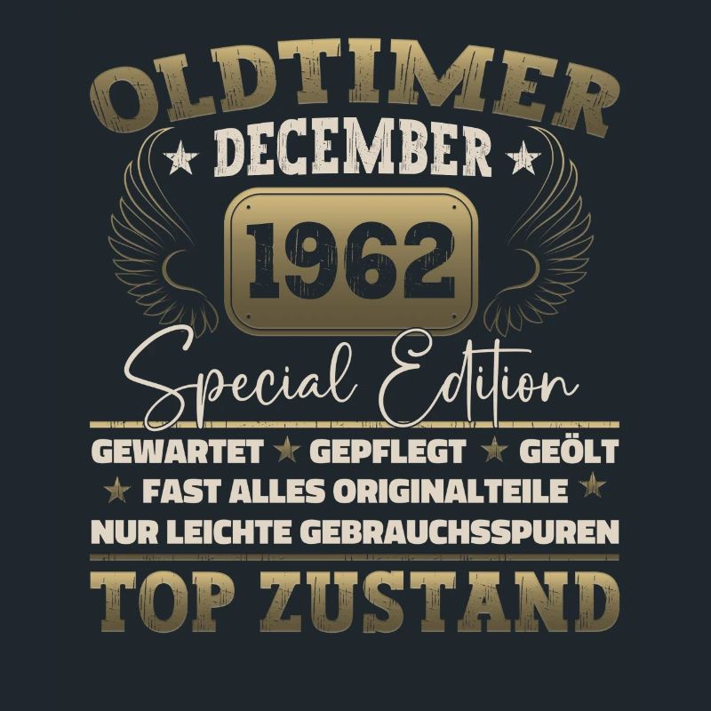 Oldtimer Dezember 1962 - 60. Geburtstag Geschenk