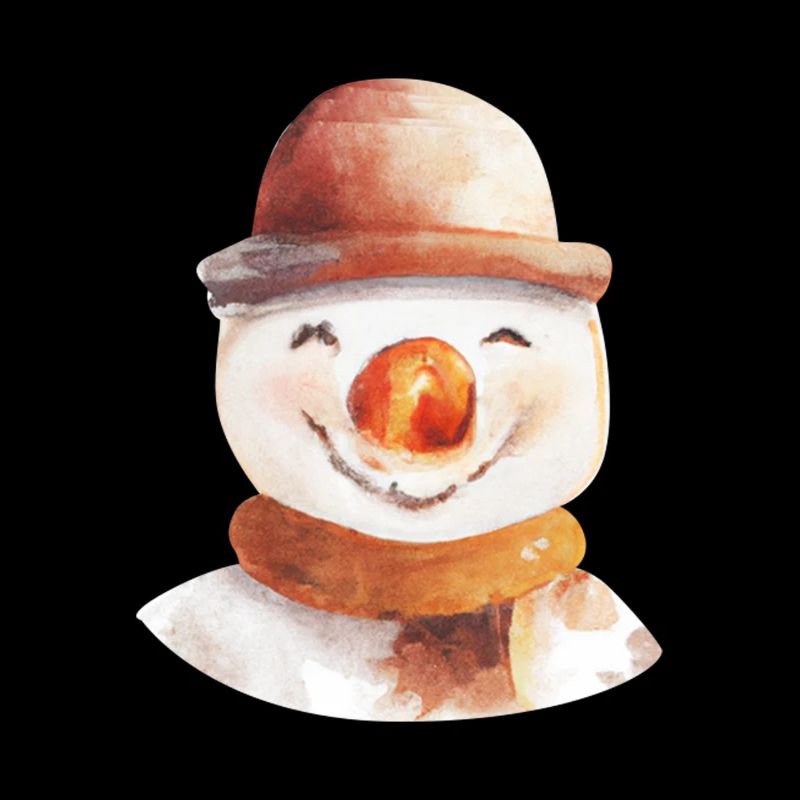 Schneemann Gesicht