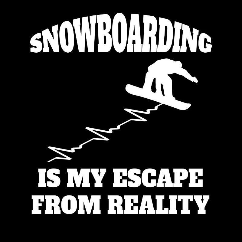 Snowboard Spruch Wintersport Snowboardfahrer