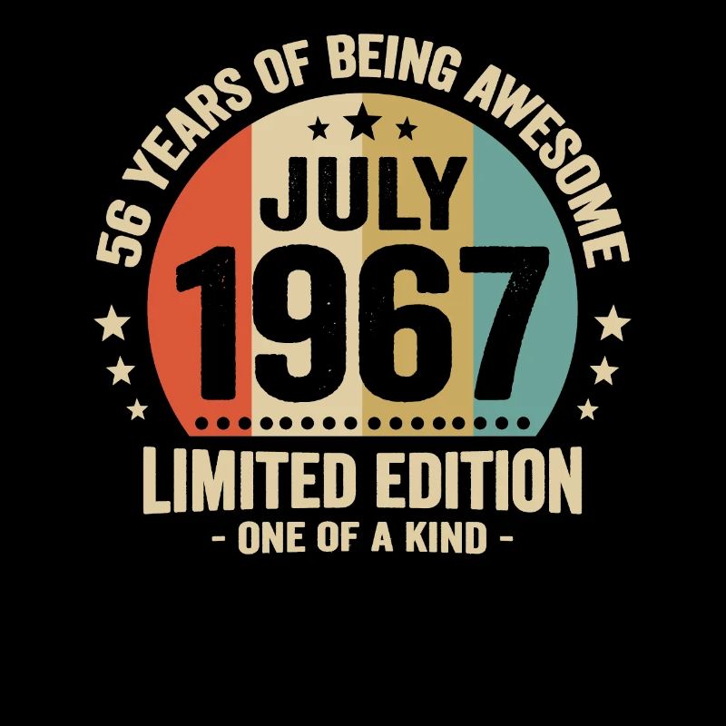 Juli 1967 56 Jahre Jubiläumsgeschenk