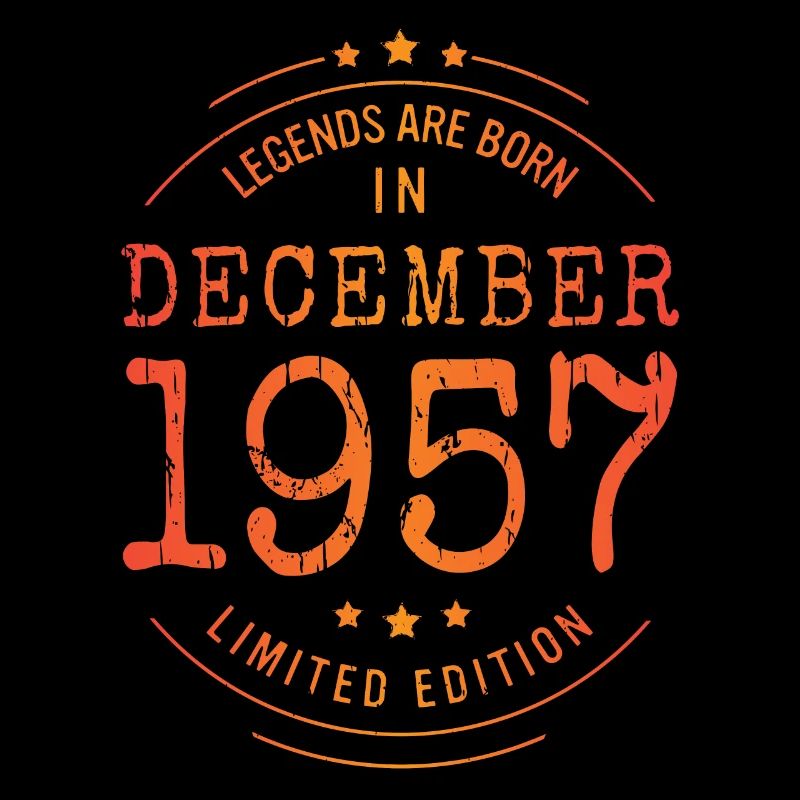 Anniversaire Décembre 1957 Edition Limitée Millésime