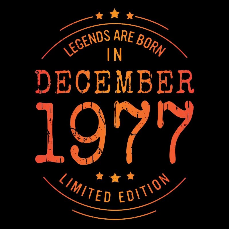 Anniversaire Décembre 1977 Edition Limitée Millésime