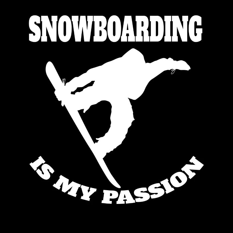 Snowboard Spruch Snowboardfahrer Wintersport