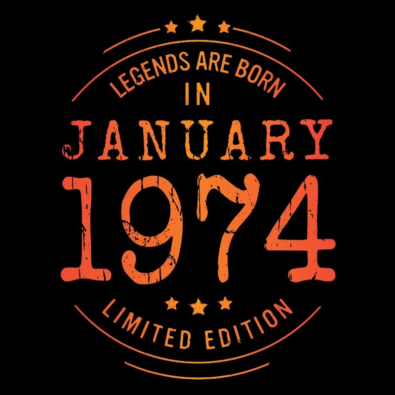 Anniversaire Janvier 1974 Edition Limitée Millésime