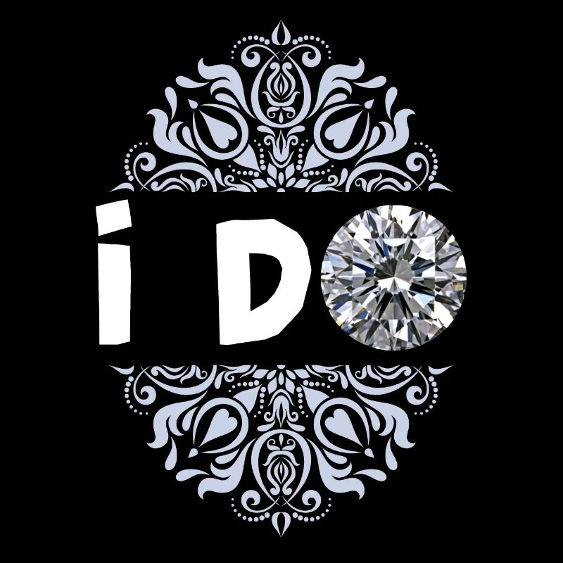 I Do, Diamant de mariage, Mariage, Mariée d’équipe