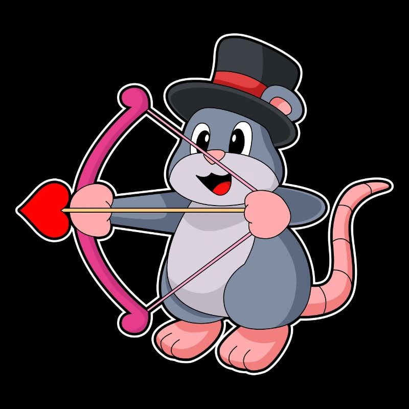 Mouse Groom Love Arrow Wedding