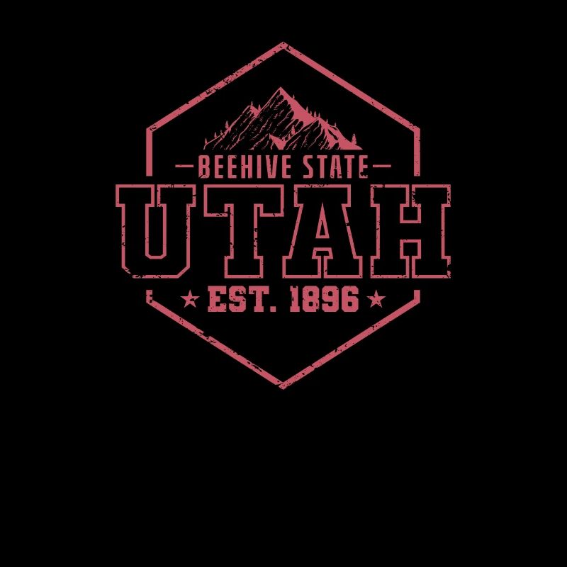 Utah Beehive State Est. 1896 USA America