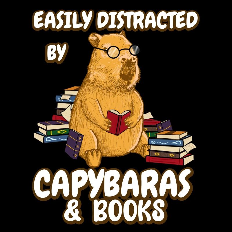 Easily distracted by Capybaras & Books