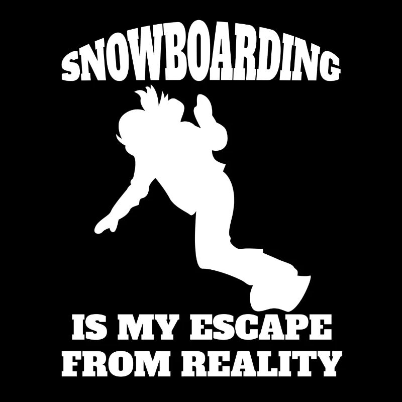 Snowboard Spruch Wintersport Snowboardfahrer