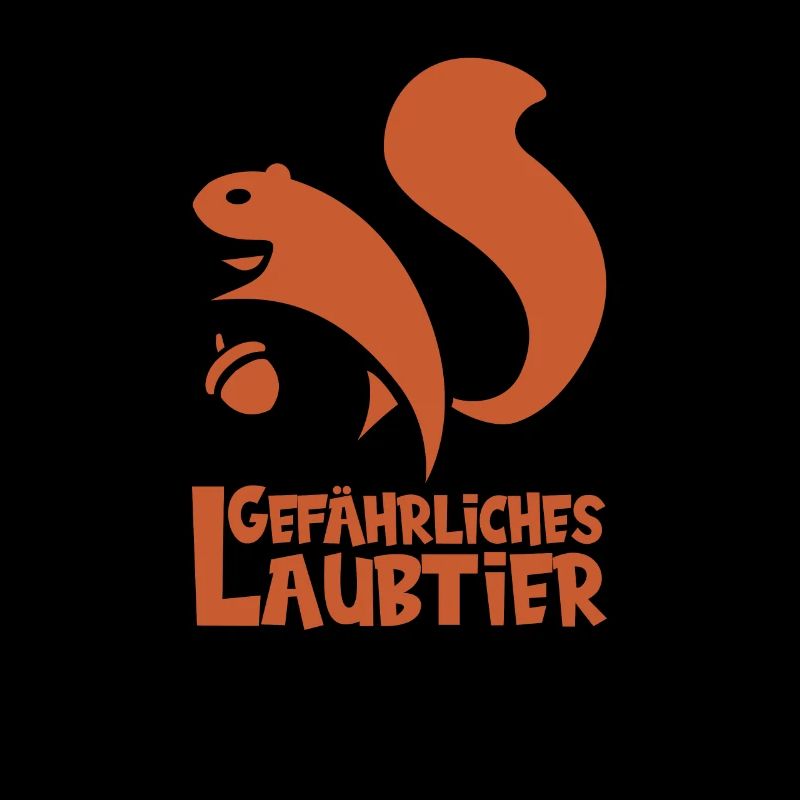 Gefährliches Laubtier Eichhörnchen