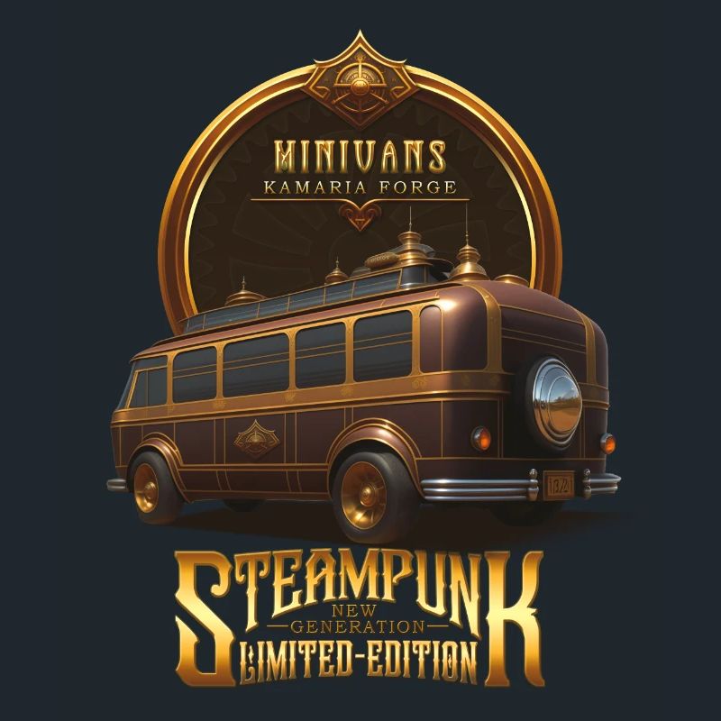 STEAMPUNK OLDTIMER OLDTIMER RETRO MINIVANS