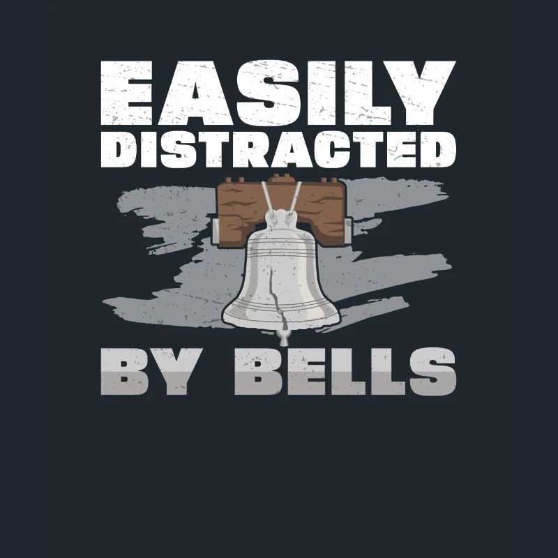 Facilement distrait par Funny Bell Ringing Hobby A