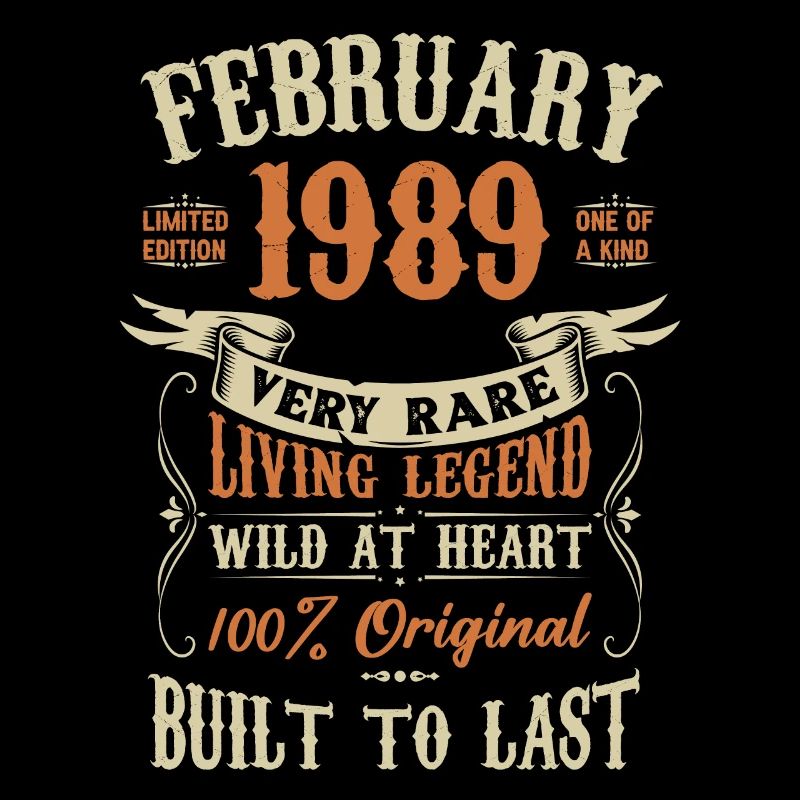 Februar 1989 Geburtstagsgeschenk