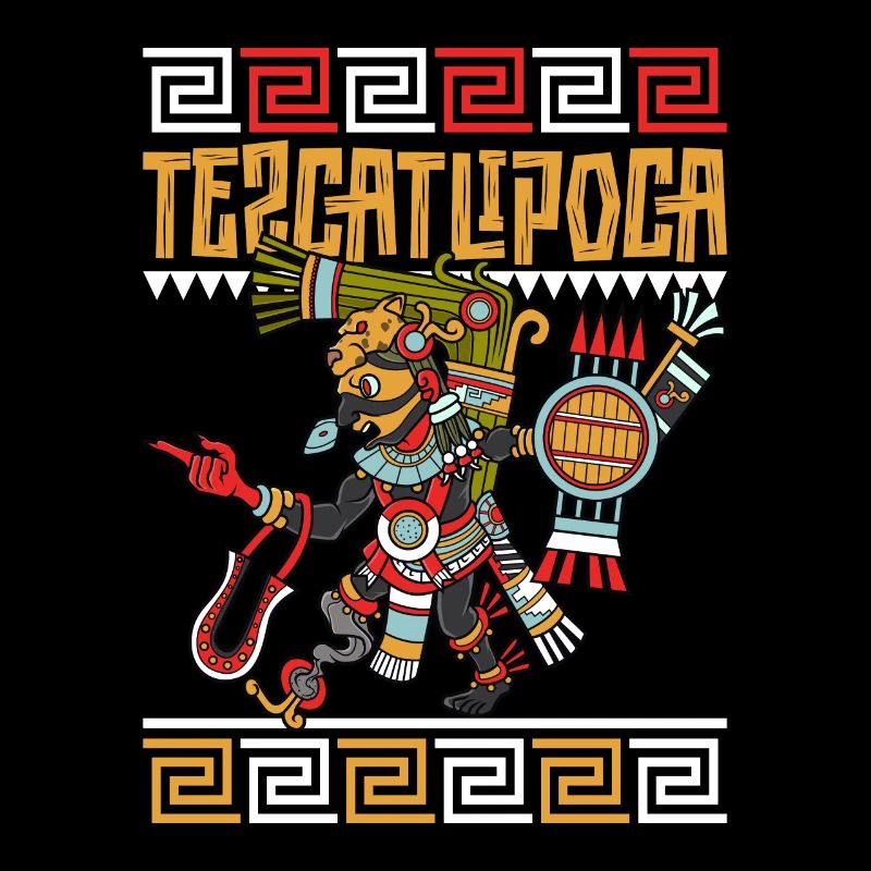Dieu aztèque de la nuit - Tezcatlipoca