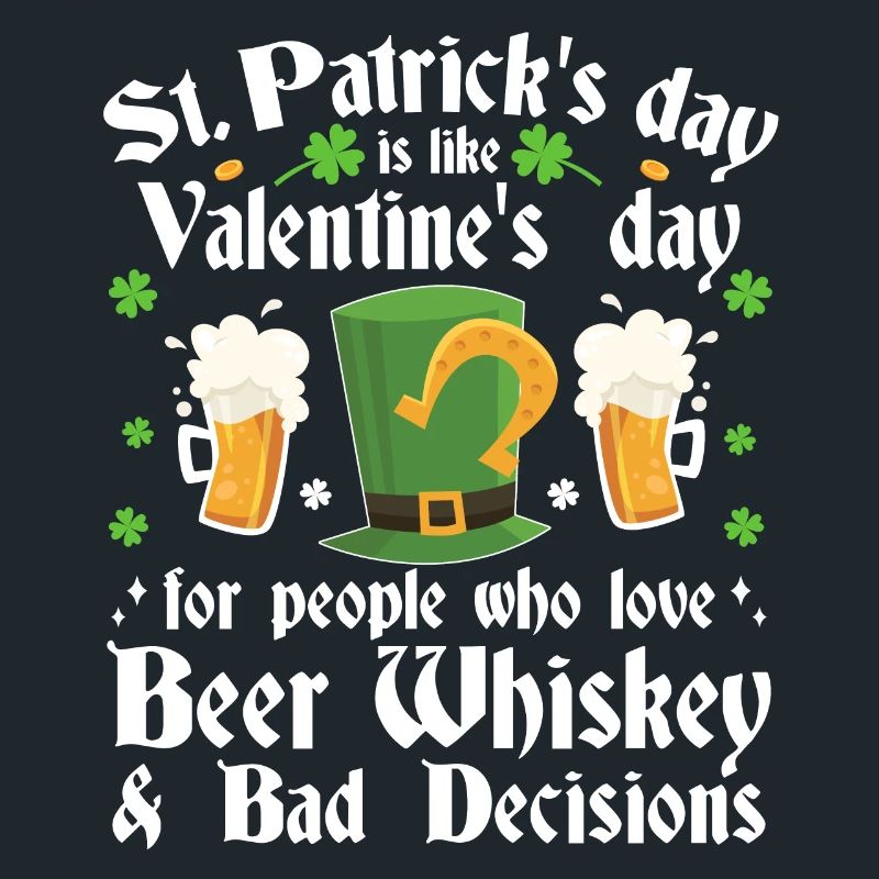 Lustiger St. Patrick's Day Paddy Saint Patrick Irish