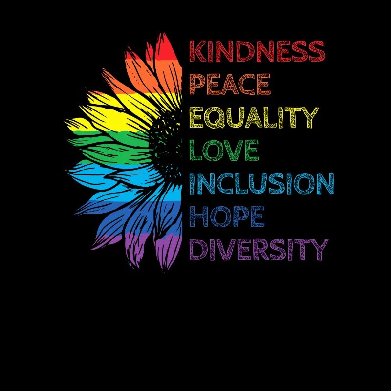 Peace Love Diversity Inclusion Equality Humanity