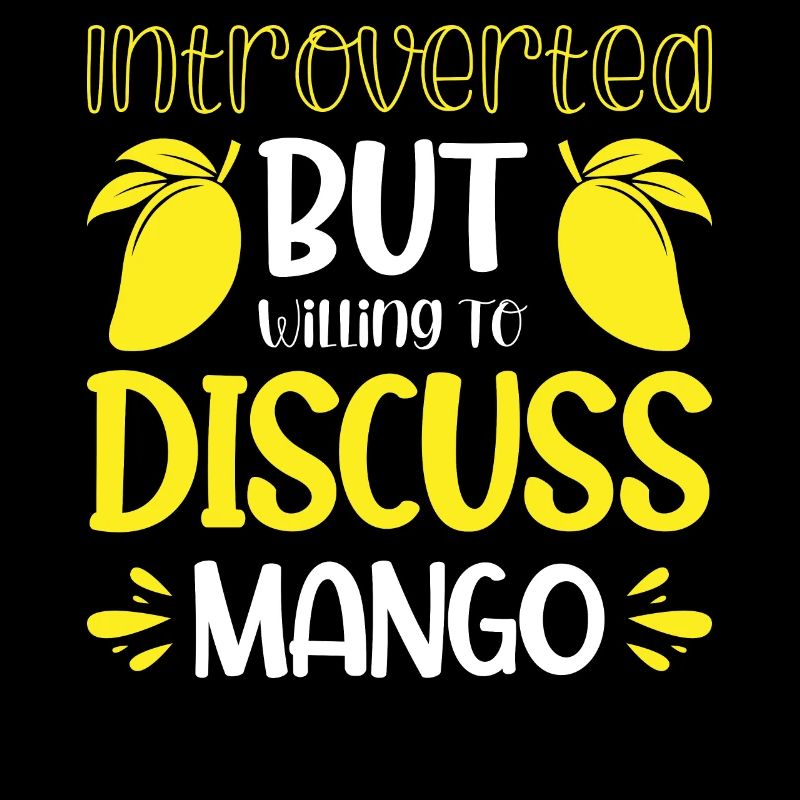 Introvertiert, aber bereit, über Mango zu diskutieren