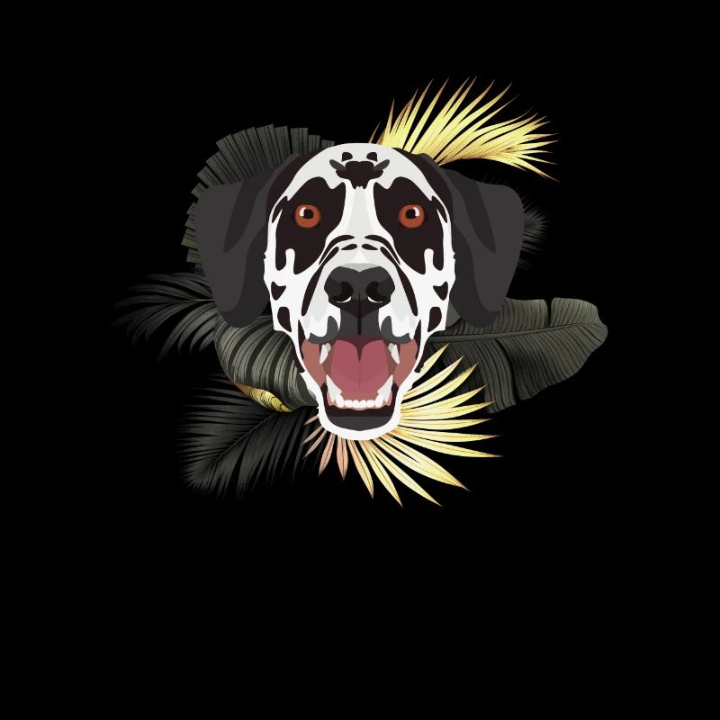 Golden Dog Dalmatian