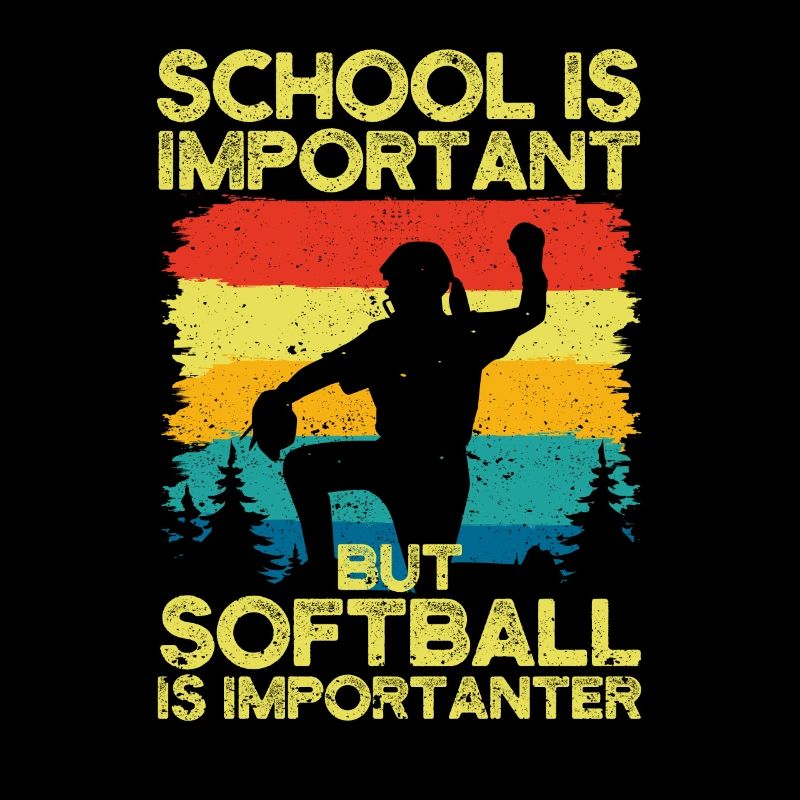 School is important, but softball is more important