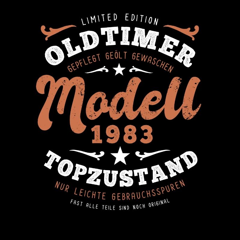 Oldtimer Modell 1983 - Geburtstag - Jahrgang