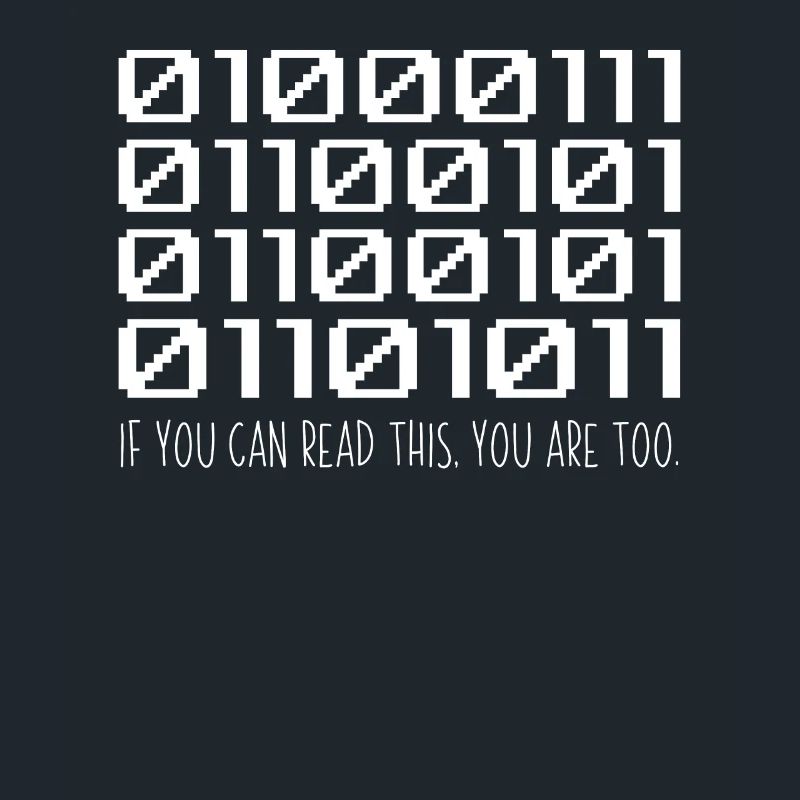 Cooler Computer Binärcode Programmierer Entwickler