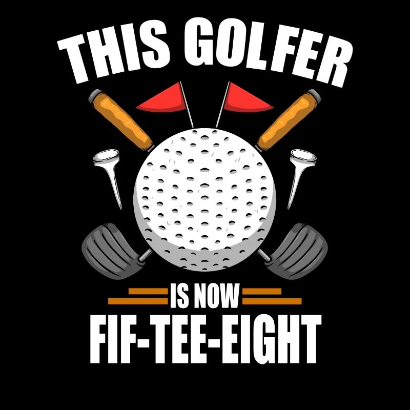 Birthday Golf Shirts For Men 58th Year Old Golfing