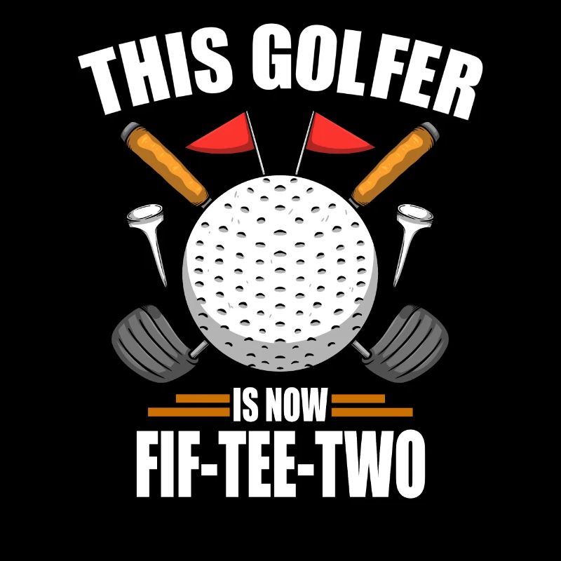 Birthday Golf Shirts For Men 52nd Year Old Golfing