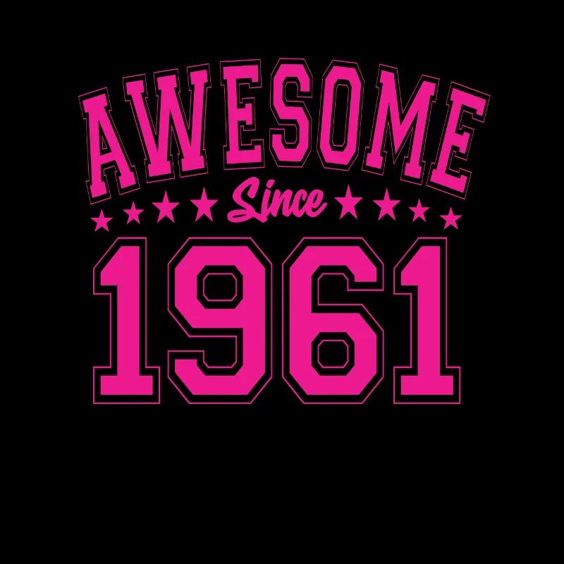Awesome Since 1961 Geburtstag 1961 Vintage 1961
