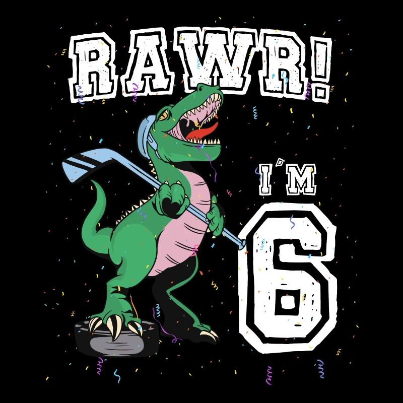 Rawr I’m 6 6th Birthday Party T Rex Dinosaur