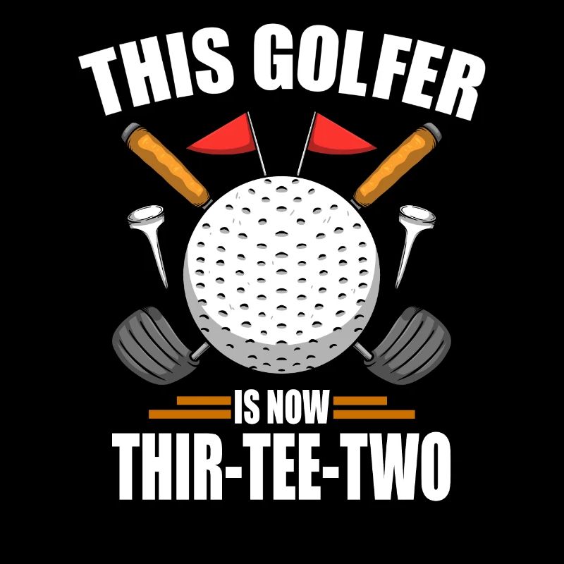 Birthday Golf Shirts For Men 32nd Year Old Golfing