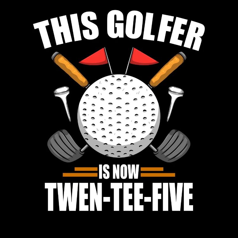 Birthday Golf Shirts For Men 25th Year Old Golfing