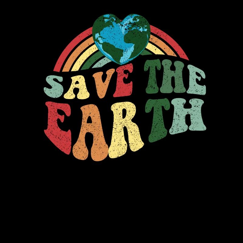 Save the Earth - Earth Day Celebration Vintage