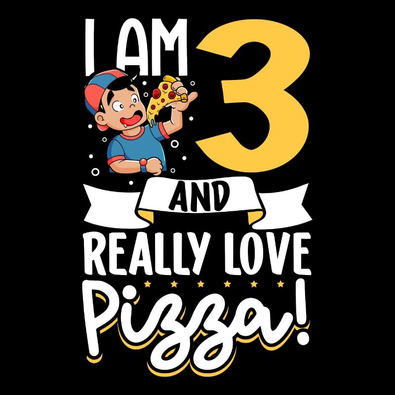 J’ai 3 ans - Boy Pizza
