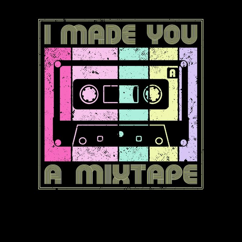 80s 90s Cassette Mixtape Retro Funny