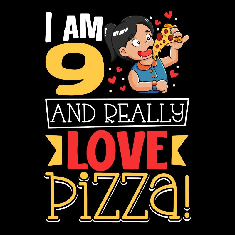 Ich bin 9 - Mädchen Pizza