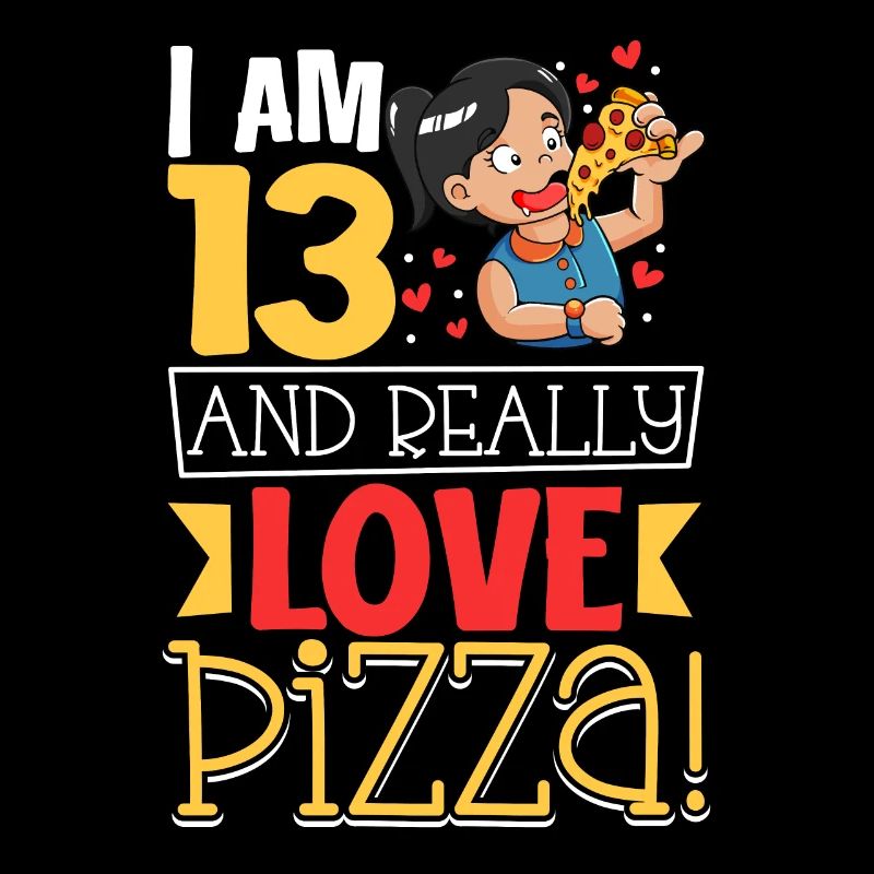 Ich bin 13 - Mädchen Pizza