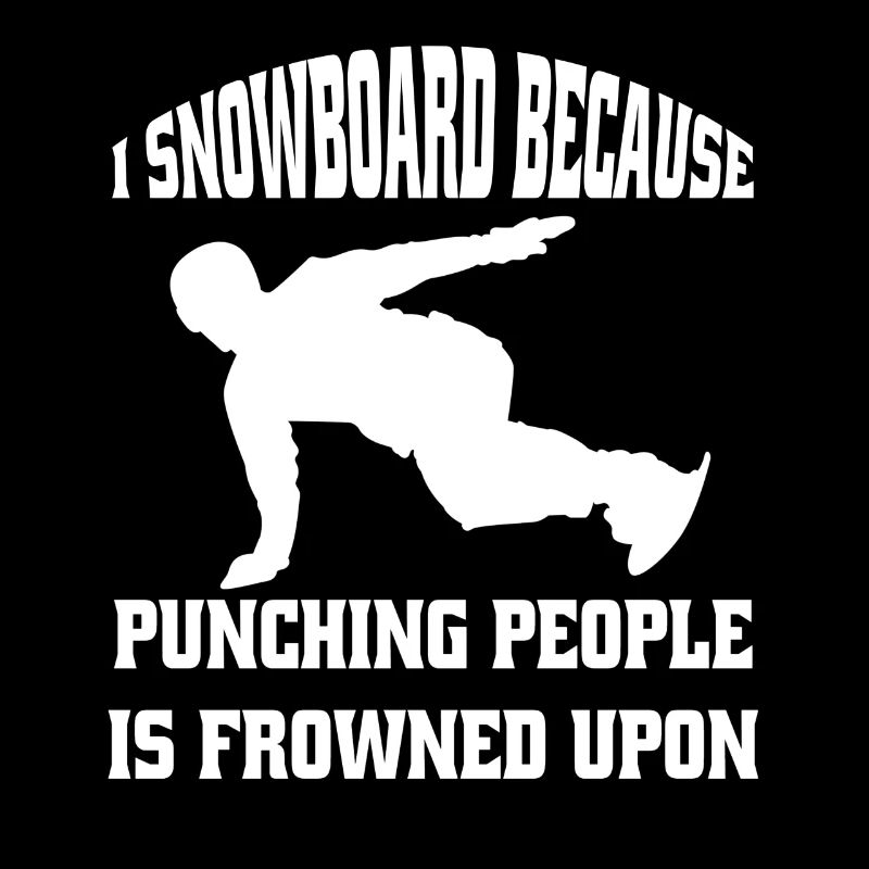 Snowboardfahrer Snowboard Geschenk Snowboardsport